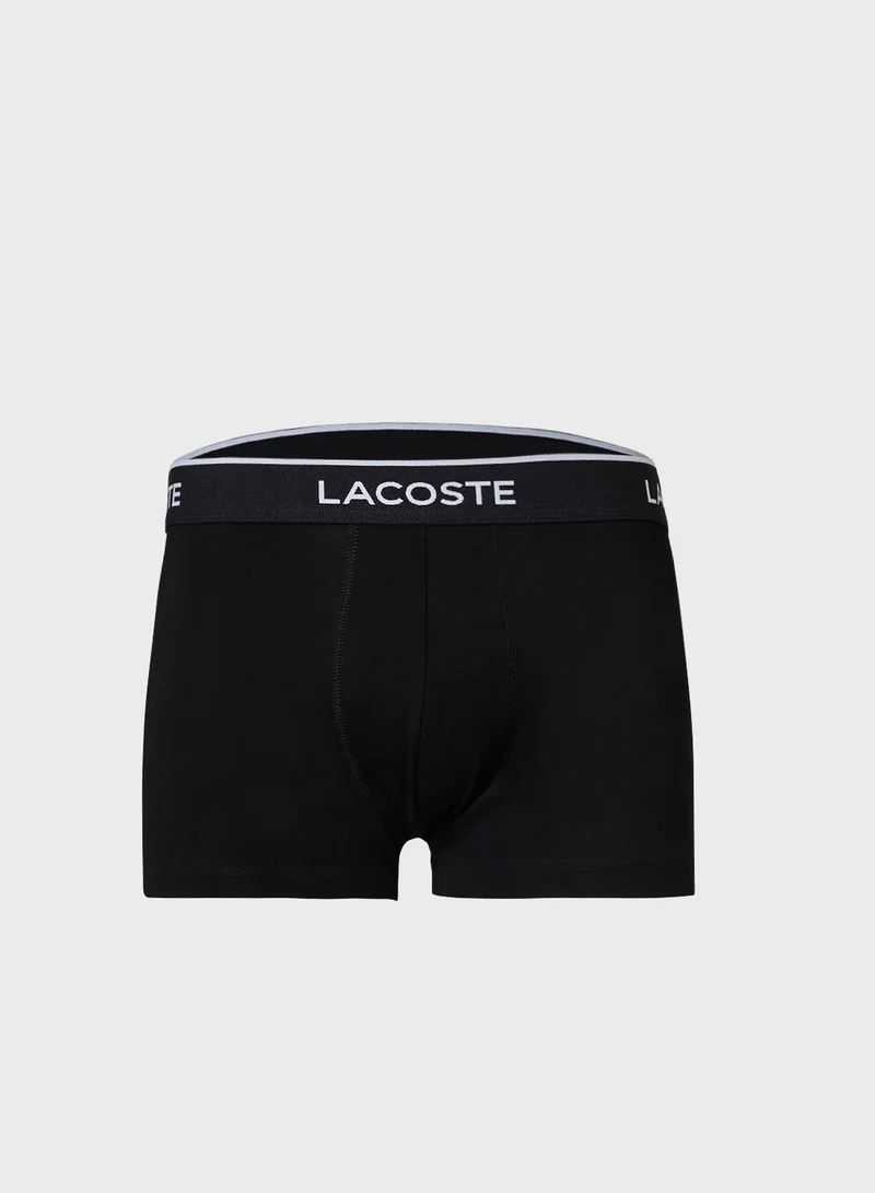 لاكوست 7-Pack Stretch Cotton Trunks