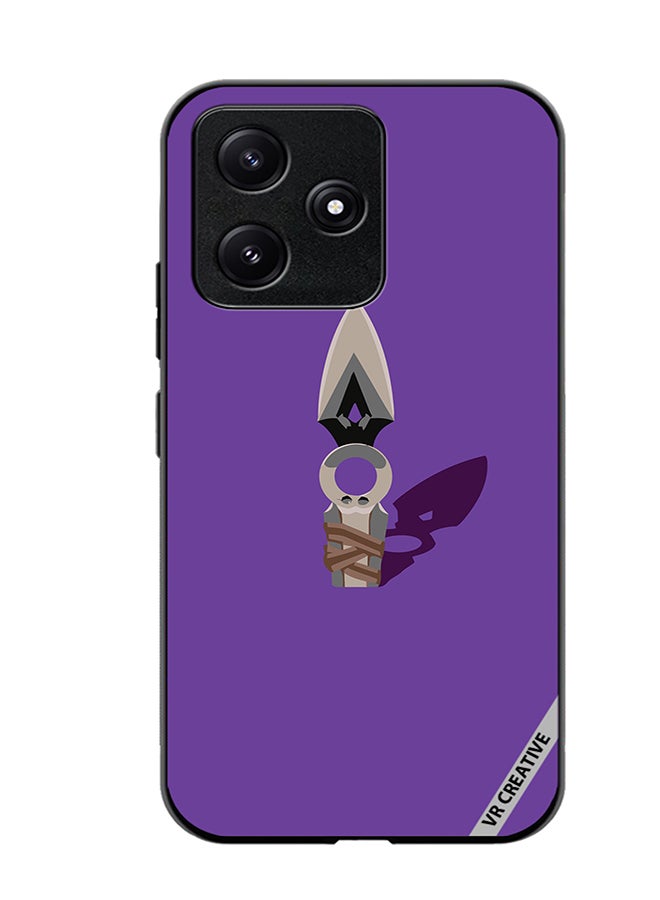 VR CREATIVE Protective Case Cover For Xiaomi Poco M6 Pro 5G Jett Knife Valorant Design Multicolour - Image 1