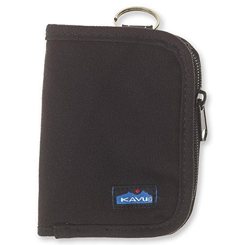 KAVU Zippy Wallet Bi Fold Zip Clutch With Removable Coin Pouch - Black - Image 2