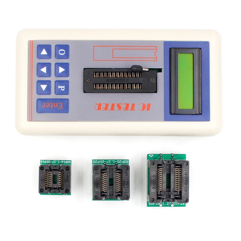 مختبر دوائر متكاملة متعدد الوظائف، مختبر ترانزيستور، أداة صيانة مختبر، شاشة LCD، وطاقة 5 فولت و3.3 فولت، أوتوماتيك مودز - Image 1