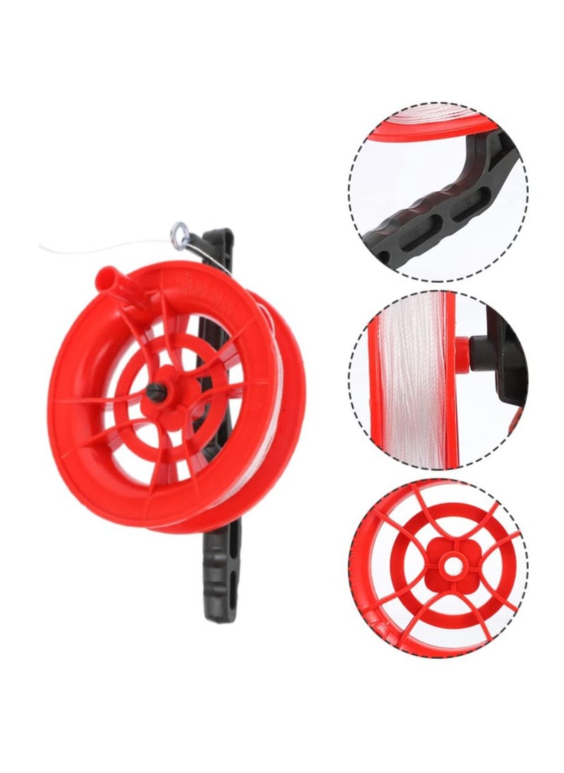 SYOSI - SYOSI 3 Pcs Kite String Winder, Kite Accessories Kite Reel Handle with 100m Kite String for Each Kite Handle for Kids Outdoor Parent-Child Game - Image 1