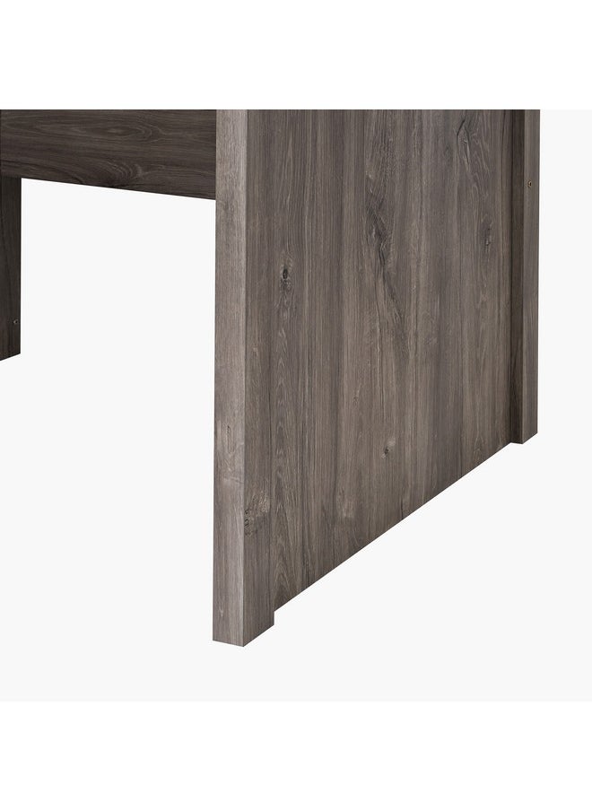 Home Box - Enrico Study Desk with 3 Drawers 75 x 75 x 120 cm - Image 1