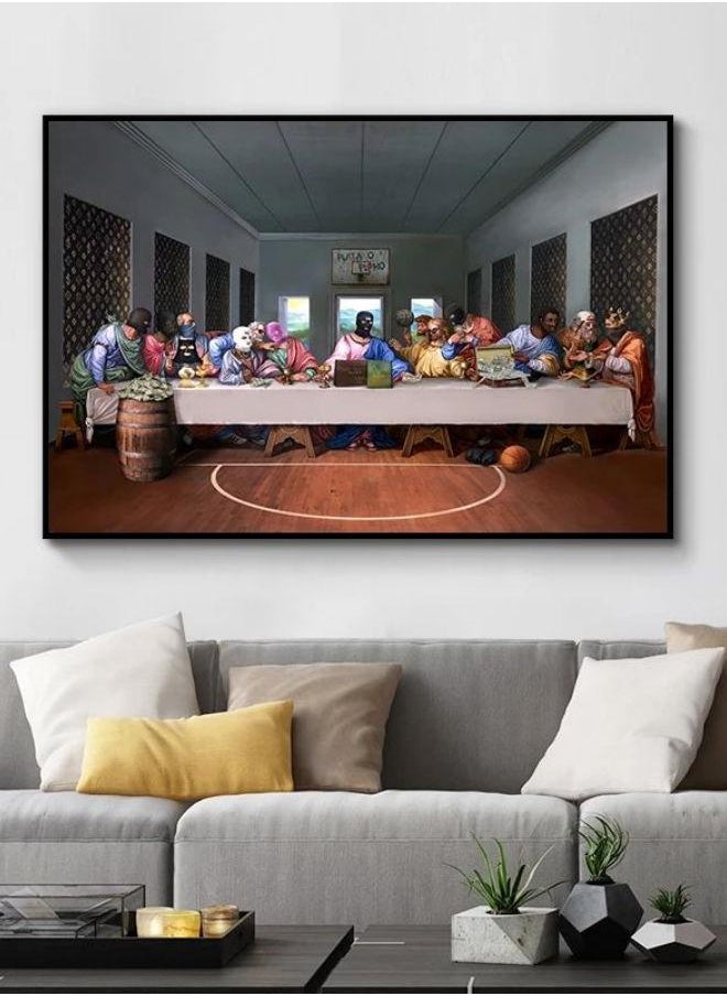 Generic Fun Art Last Supper Vintage Posters Canvas Painting Art Works for Home Wall Living Room Decoration Picture Cuadros  - Image 1