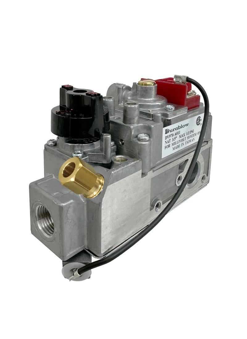 Durablow Durablow DV970ANG Millivolt Gas Valve Replacement for Dexen Dexin Robertshaw HHT 6003 Series 200D No Turndown Natural Gas 38 Inlet 38 Outlet DV970ANG 
