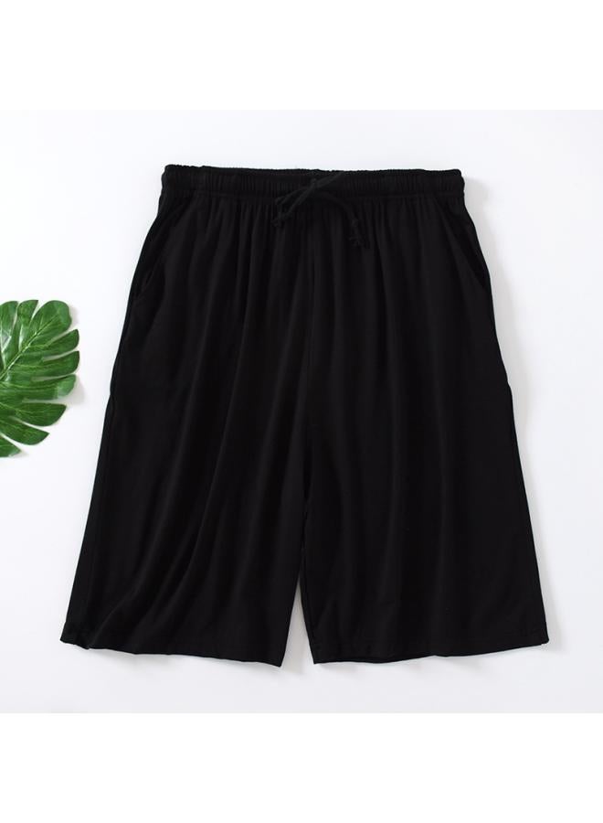 Modal Men's Shorts Summer Thin Five-point Home Shorts Loose Casual Plus Size Home Pajama Pants Beach Pants