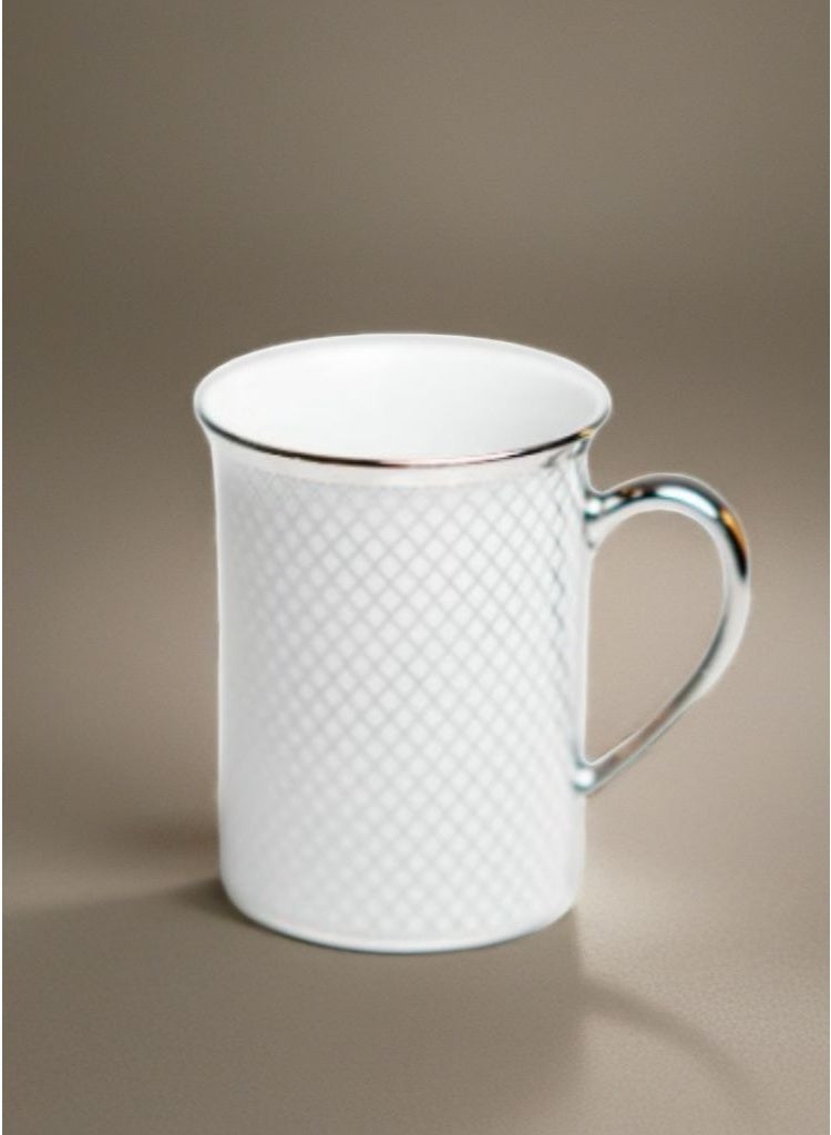 BYART Ceramic coffee mug with handle, 300 ml capacity, tea cup for drinks, cappuccino, latte and espresso, made in Turkey - Image 1