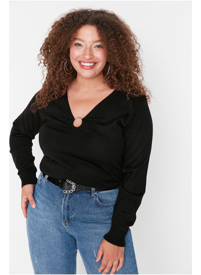trendyol - Fitted Plus Size Sweater - Image 1