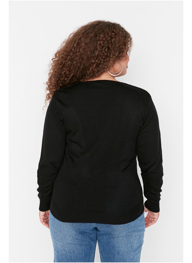 trendyol - Fitted Plus Size Sweater - Image 1