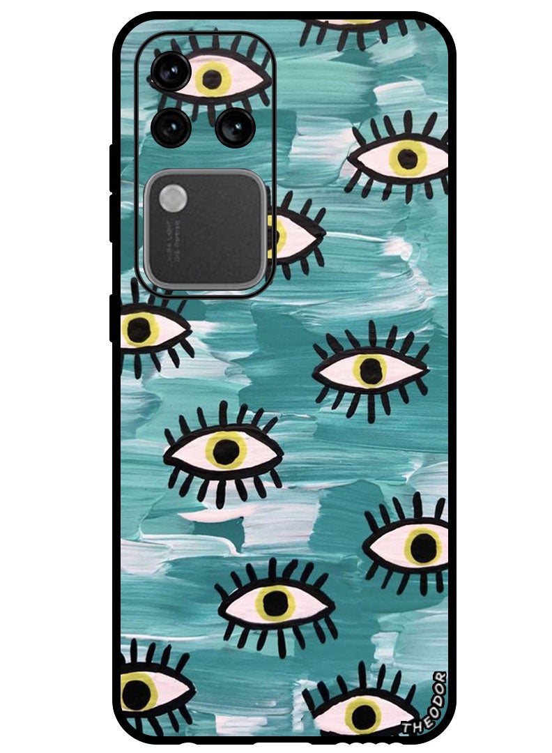 Theodor Protective Case Anti Scratch Shock Proof Bumper Cover For Vivo S18 Pro Eyes - Image 1