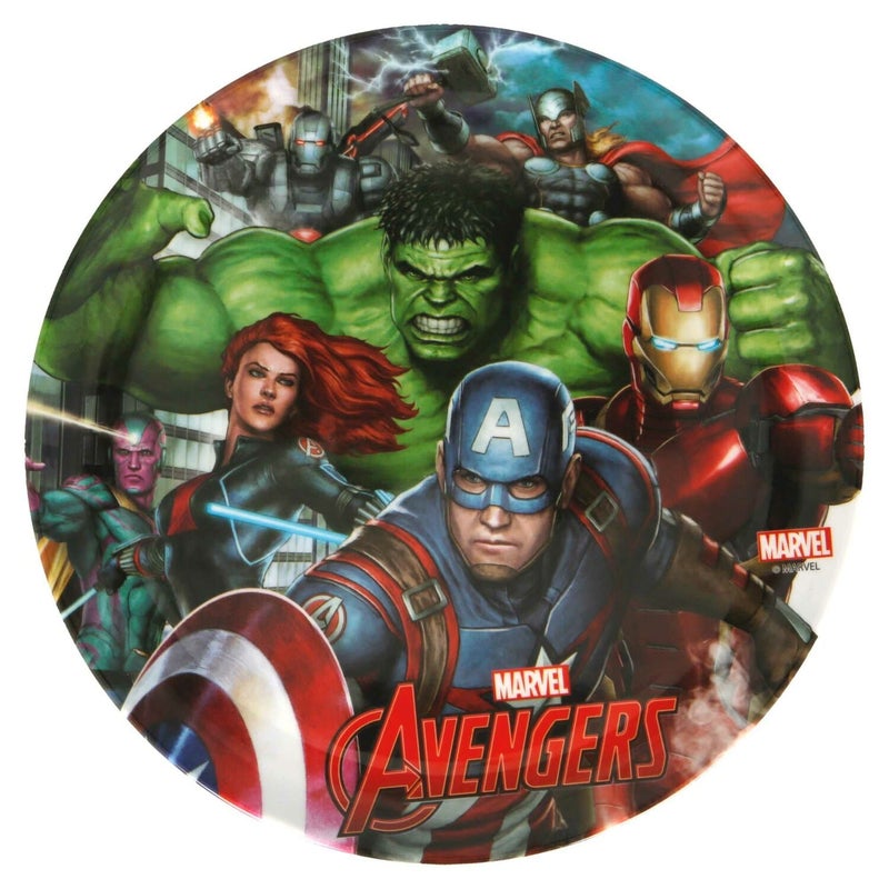 Avengers Melamine Plate without Rim, 87758