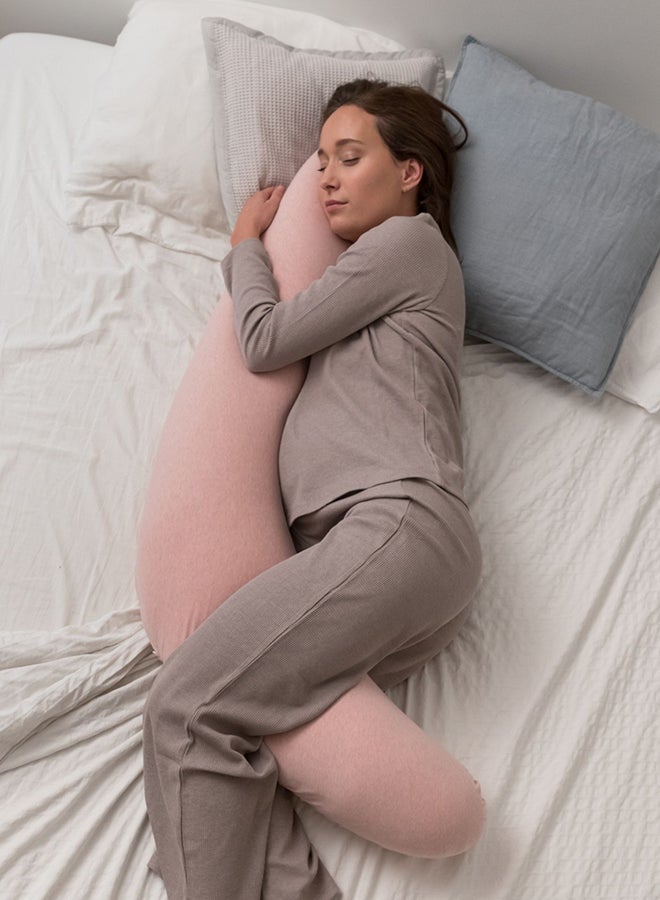 Doomoo Buddy Chine Pink Baby Support Cushion Soft And Comfortable For Newborns And Toddlers - Image 4