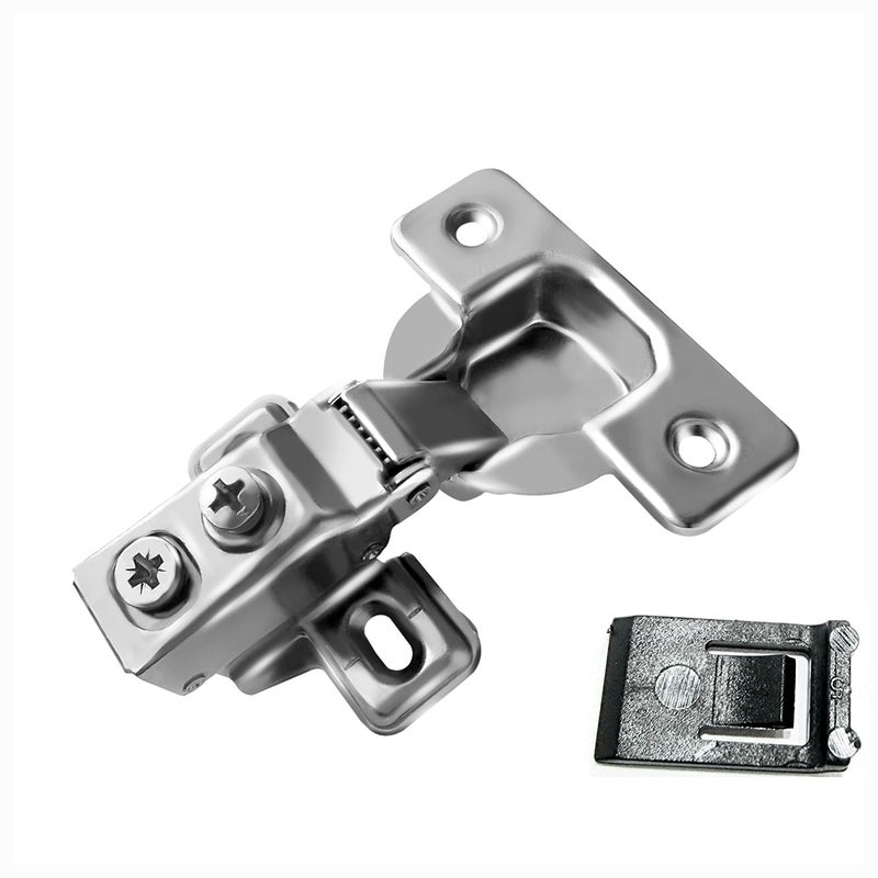 Berta 10 Pack 86 Degree Angle Restriction Hinge Clips for European Soft Close Frameless Cabinet Hinges, 10 Pieces â€“ Kitchen Cabinet Door Restraints - Image 2