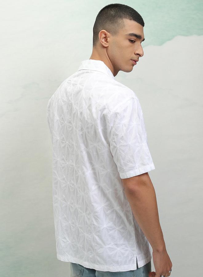 HIGHLANDER Floral Print Relaxed Fit Shirt - Image 3