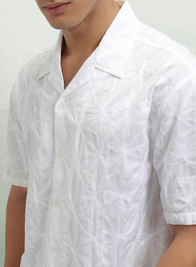 HIGHLANDER Floral Print Relaxed Fit Shirt - Image 5