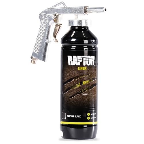 U-POl Raptor Black Urethane Spray-On Truck Bed Liner Kit, Protective Paint With Spray Gun, For Tailgates & Trucks, Vehicle Undercoating, 2 Litres - Image 5