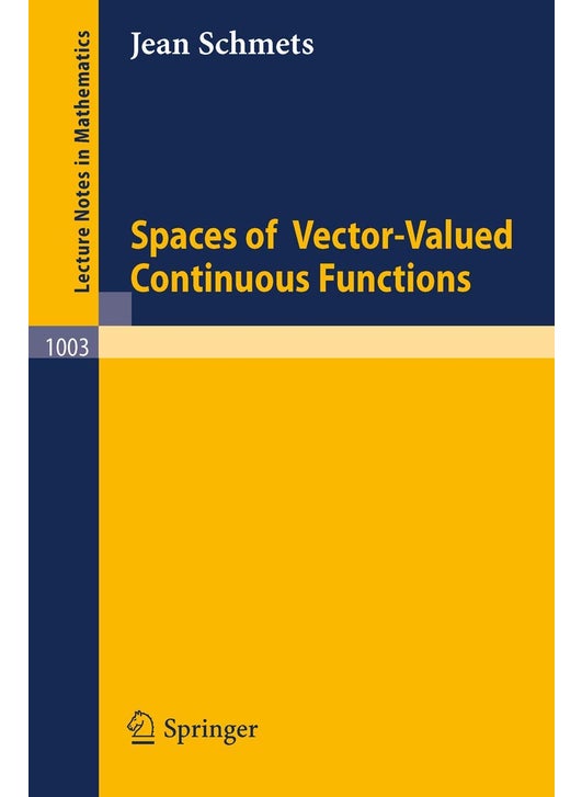 Spaces of Vector-Valued Continuous Functions