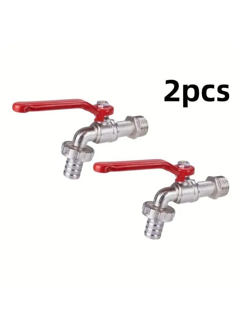 2 Pieces 1/2 Inch Garden Faucet - Image 1