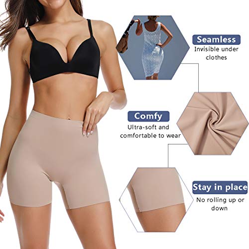 JOYSHAPER Slip Shorts for Women Under Dress Anti Chafing Underwear Boyshorts Panties for Women - Image 3
