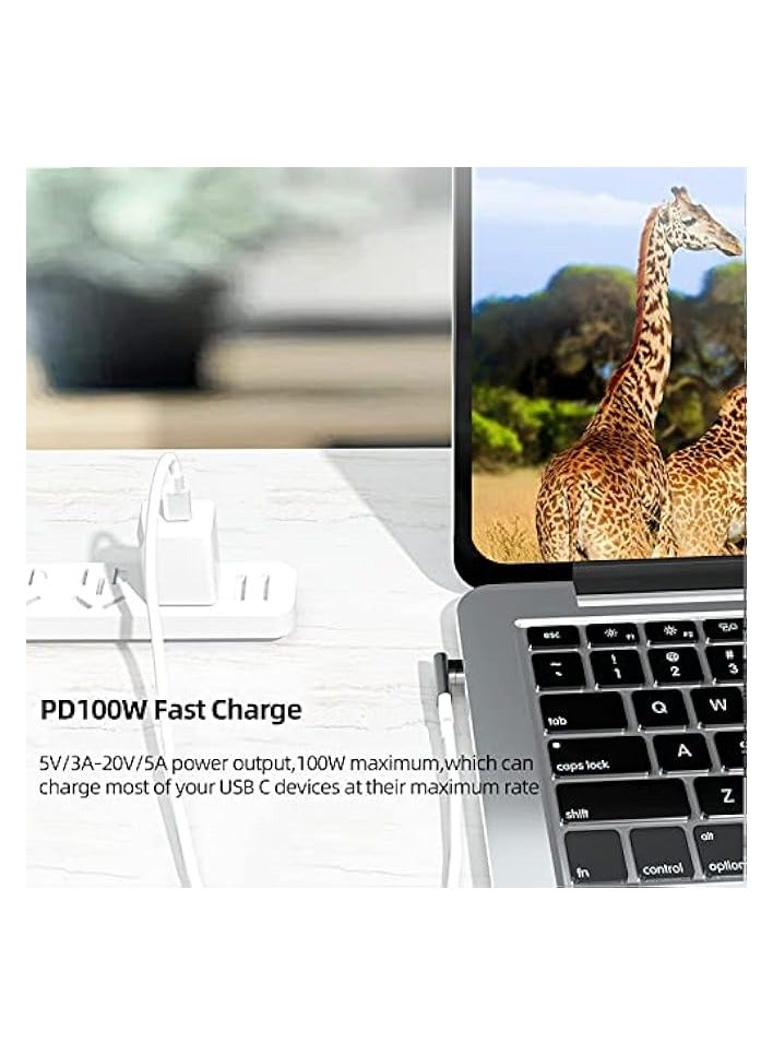 erorex USB C Magnetic Adapter, 24Pins Type-C Connector 40Gbp/s and 6K@60Hz 4K@60Hz Video Output, Conpatible with Thunderbolt3 MacBook Pro/Air and All Mainstream Type-C Devices - Image 3