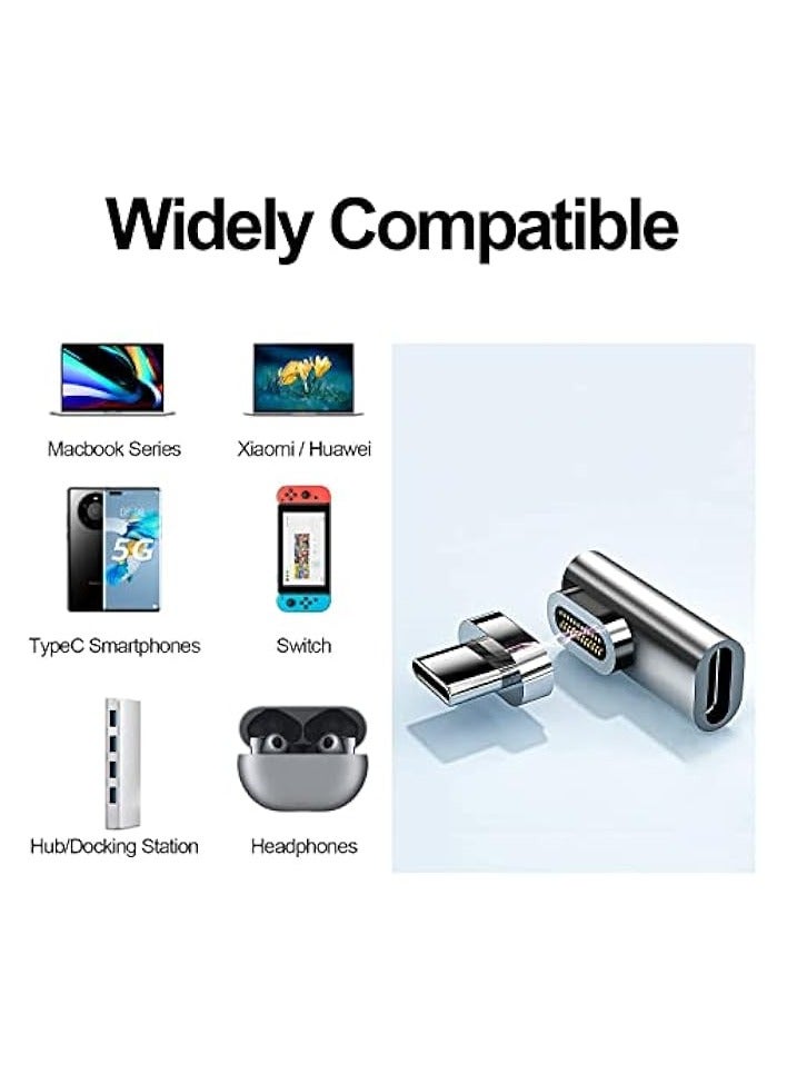 erorex USB C Magnetic Adapter, 24Pins Type-C Connector 40Gbp/s and 6K@60Hz 4K@60Hz Video Output, Conpatible with Thunderbolt3 MacBook Pro/Air and All Mainstream Type-C Devices - Image 4