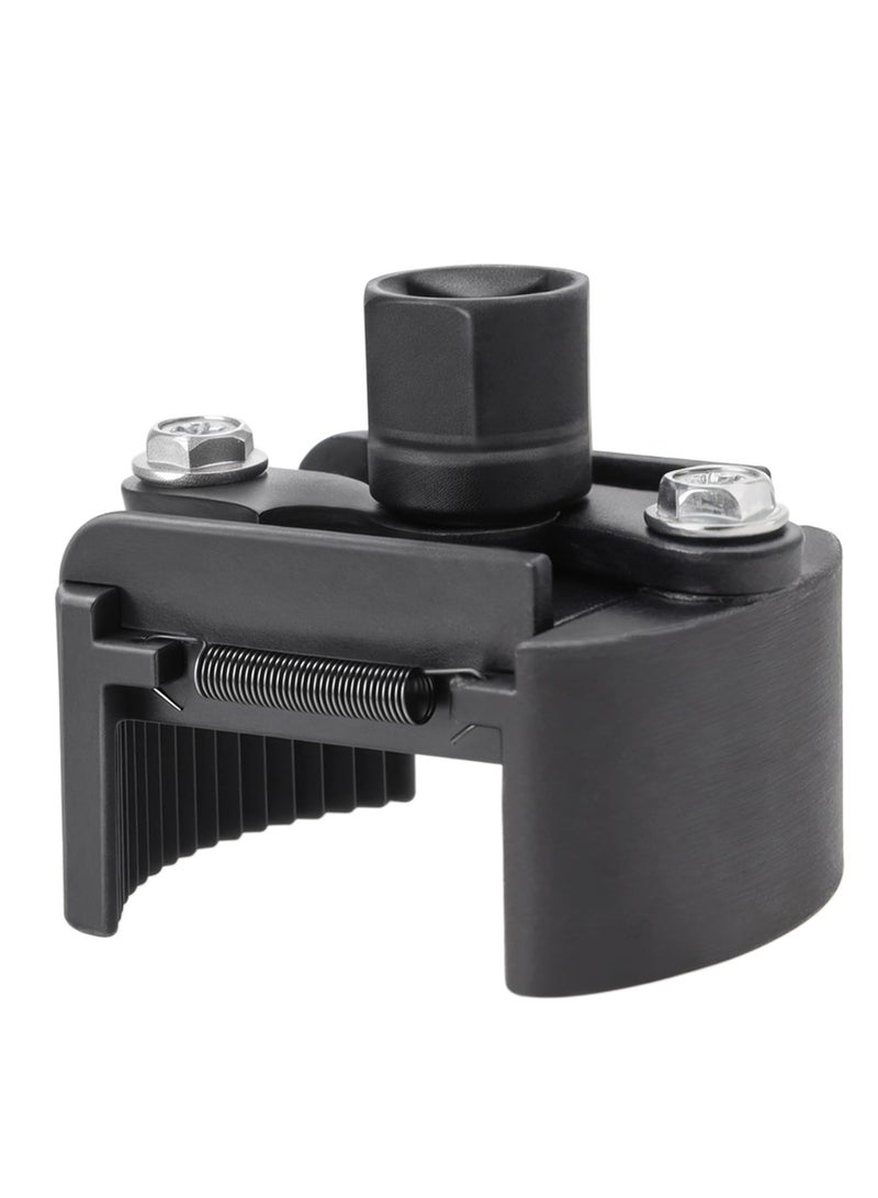 Generic Adjustable Oil Filter Wrench Removal Tool 1/2'' Drive, Universal Oil Filter Cap Socket Wrench, fits Small & Medium-sized Spin-on Oil Filter (60-80mm) - Image 1