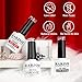 RARJSM Black White Gel Nail Polish Red Nail Polish Set Soak Off Gel Polish 3PCS 7.5ML UV LED Curing Required NailPolish Nail Art French Manicure DIY at Home - Image 3