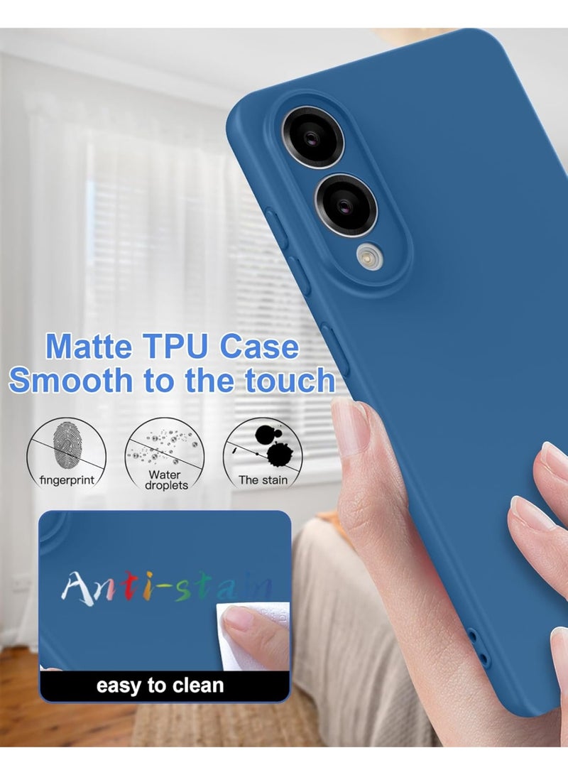 Case for Samsung Galaxy S25 Edge Soft Silicone Cover Shockproof Matte Finish Back Cover with Camera Protection Case for Samsung Galaxy S25 Edge - Image 5