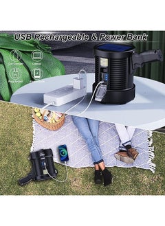 Arabest Rechargeable Spotlight, 100000 Lumens Led Spot Lights Handheld Large Flashlight Super Bright Outdoor Solar Spotlights Searchlight with Cob Light, 6 Modes, IPX5 Waterproof  - Image 4