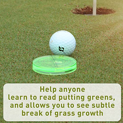 Golfupp Golf Green Reader Pro Putt Golf Ball Marker Round Bubble Level High Precision Golf Putting Aid Putting Green 66x12mm - Image 5