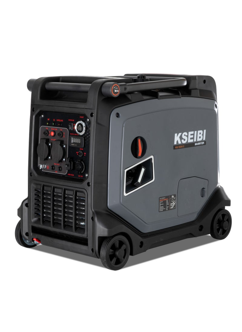 KSEIBI KGI 5500E Gasoline Inverter Generator, 5.5KW, Electric Start, Low Noise, Fuel-Efficient, Heavy-Duty Power Solution  - Image 1
