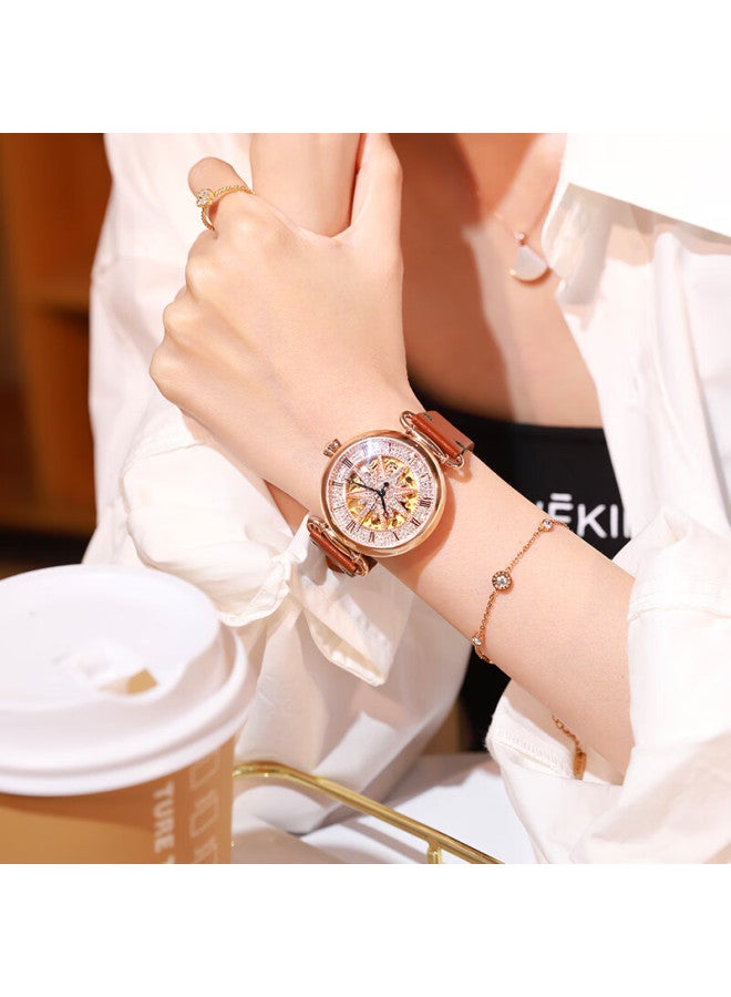 ROSDN Laostone Birthday 3.8 Women's Day Gift Starry Sky Watch Women's Luxury Mechanical Brand Name Watch - Image 5
