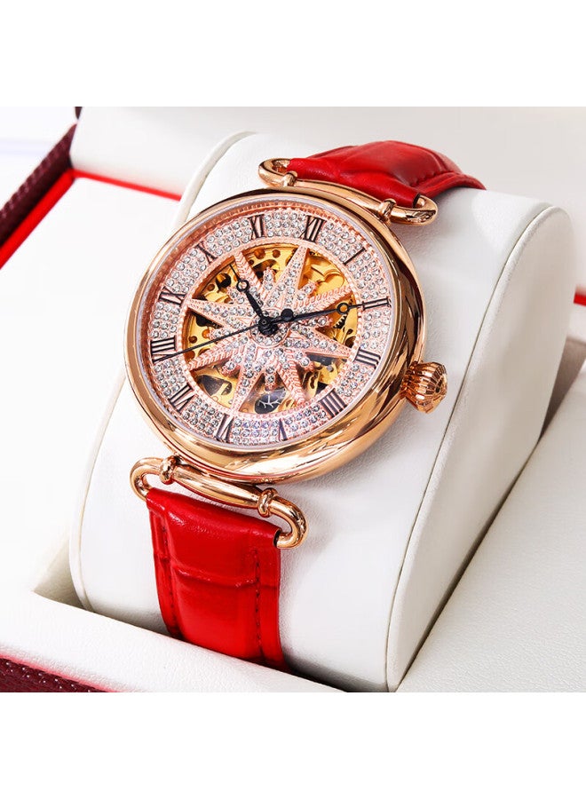 ROSDN Laostone Birthday 3.8 Women's Day Gift Starry Sky Watch Women's Luxury Mechanical Brand Name Watch - Image 1