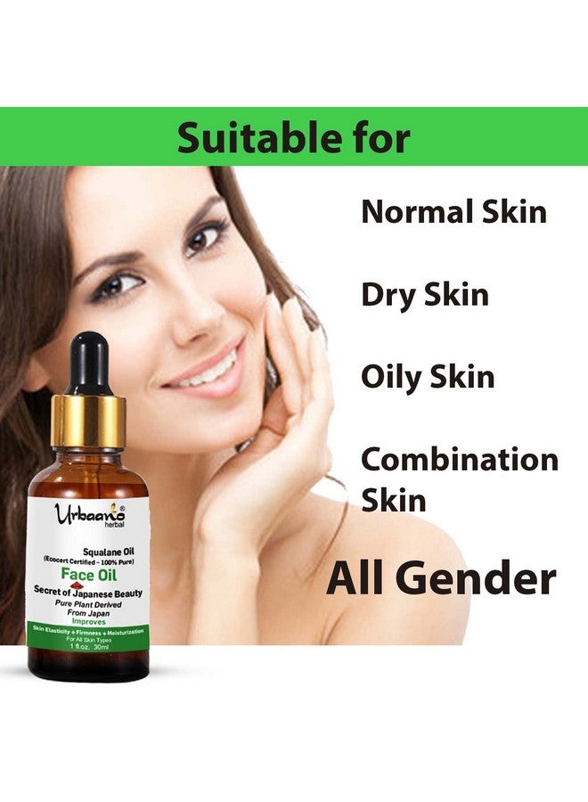 Urbaano herbal Olive Squalane - 100% Pure Natural Plant-Derived Japanese Oil for Glowing & Nourished Skin - Daily Moisturizer (30ml) - Image 5