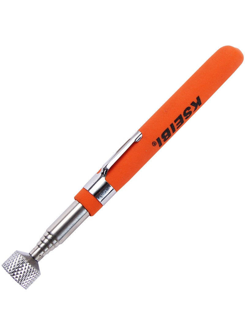 KSEIBI Telescopic Magnetic Pick-Up Tool 8lb Designed For Retrieving Metal Objects In Tight Spaces. Made From Steel With A Zinc-Plated Finish, Packaged In A Blister Card.  - Image 1