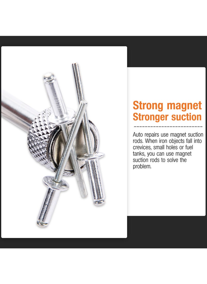 KSEIBI Telescopic Magnetic Pick-Up Tool 8lb Designed For Retrieving Metal Objects In Tight Spaces. Made From Steel With A Zinc-Plated Finish, Packaged In A Blister Card.  - Image 2