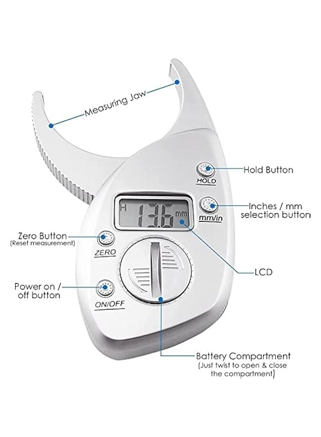 جرين تايجر جهاز قياس نسبة دهون الجسم الرقمي - Image 4