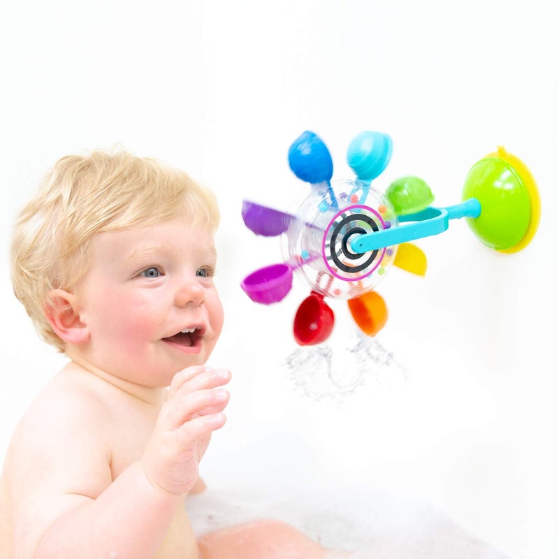 Sassy Whirling Waterfall Suction Toy for Bathtime - Stem - Ages 12+ Months, Multi - Image 3