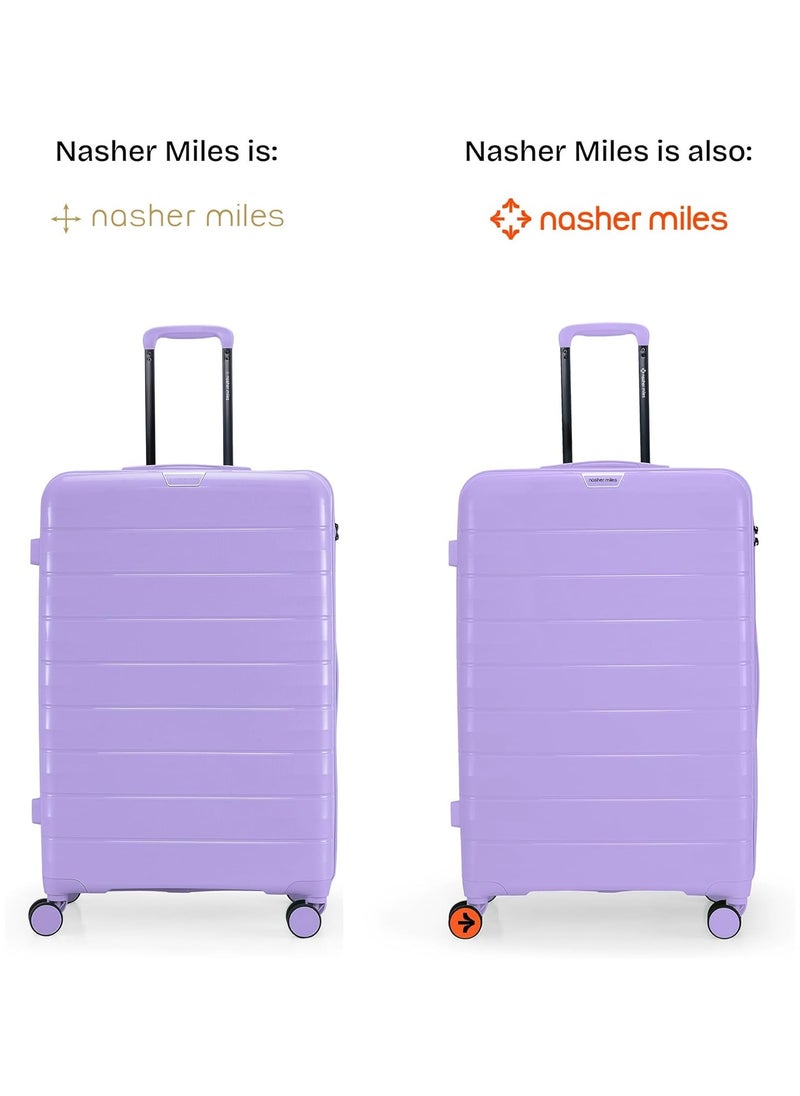 nasher miles Nasher Miles Vienna Hard-Sided Polypropylene Check-in Luggage Purple 28 inch | 75cm Trolley Bag  - Image 2
