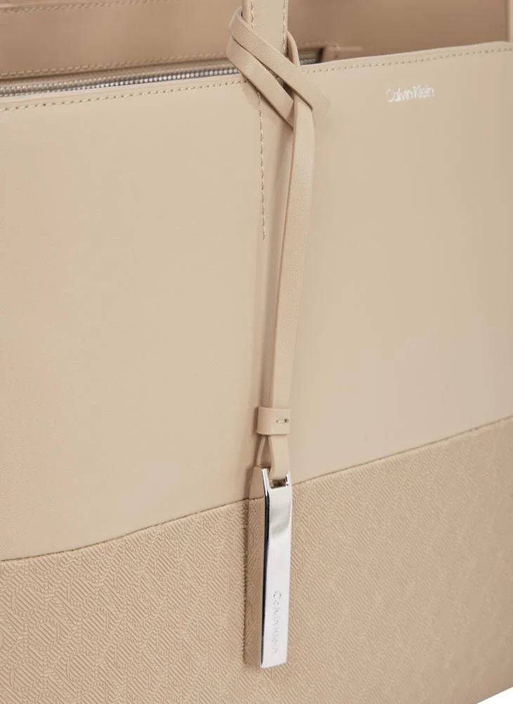 CALVIN KLEIN MONOGRAM SHOPPER