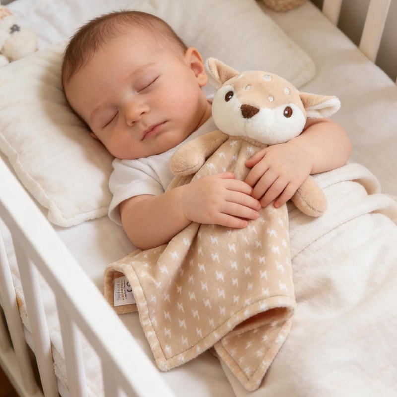 CREVENT - Baby & Toddler Soft Fleece Comfort Blanket (Brown Deer) - Image 2