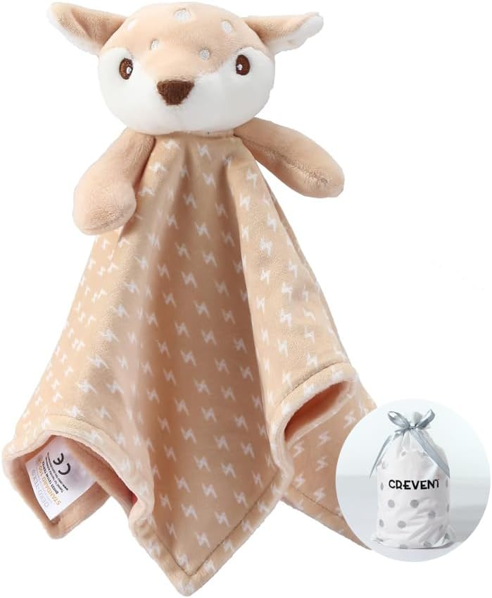 CREVENT - Baby & Toddler Soft Fleece Comfort Blanket (Brown Deer) - Image 1