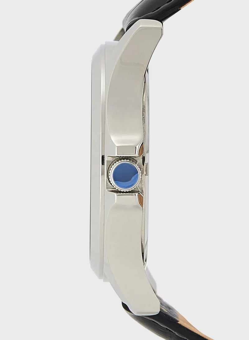 TOMMY HILFIGER Leather Strap Analog Watch
