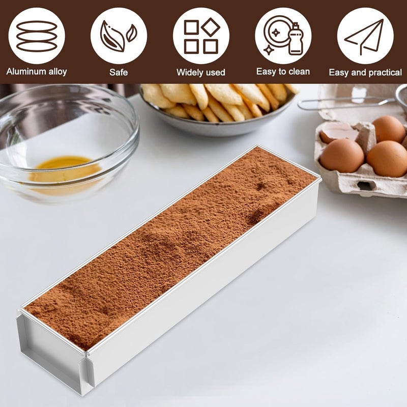 YLMFTNU Wilton Nonstick Rectangle Cake Pan, Tiramisu & Cheesecake Mold (Removable) - Image 3