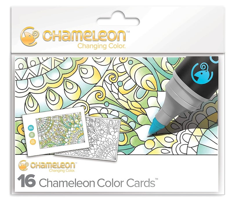 Chameleon Color Cards in Floral Patterns - Image 1