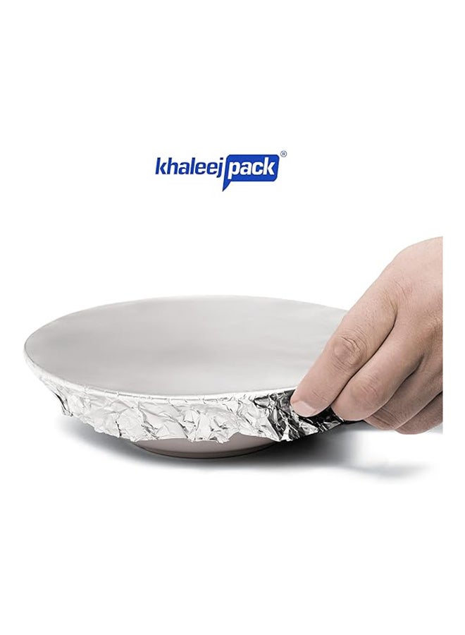 Khaleej Pack Aluminium Foil 2.5KG , 45 CM width Heavy duty bulky catering  foil roll - Image 4