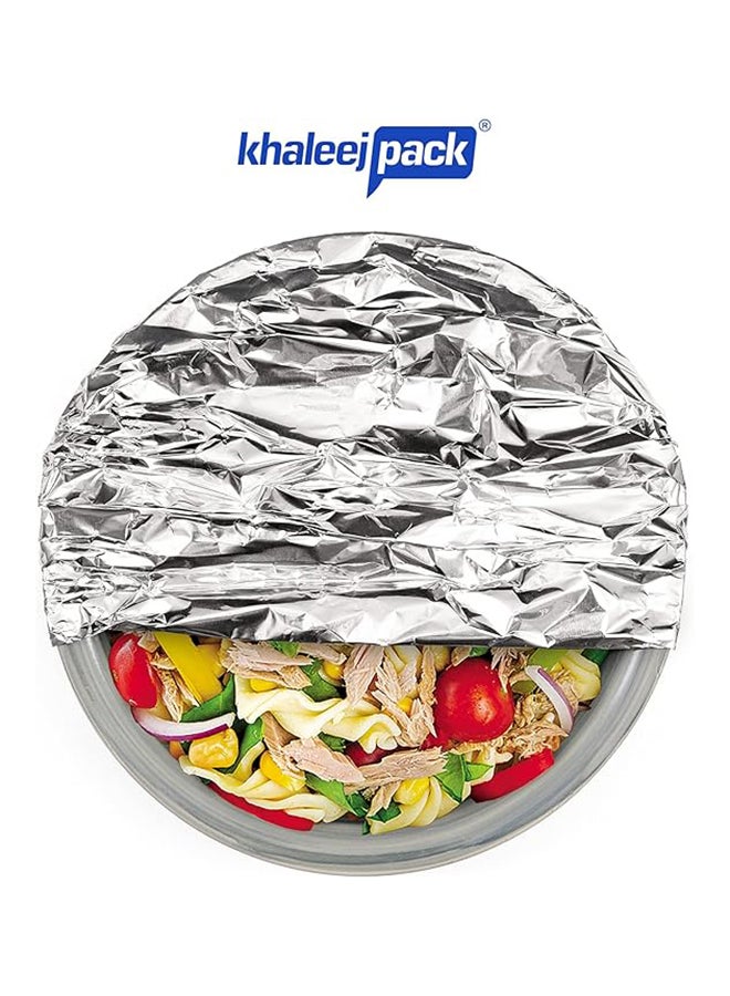 Khaleej Pack Aluminium Foil 2.5KG , 45 CM width Heavy duty bulky catering  foil roll - Image 3