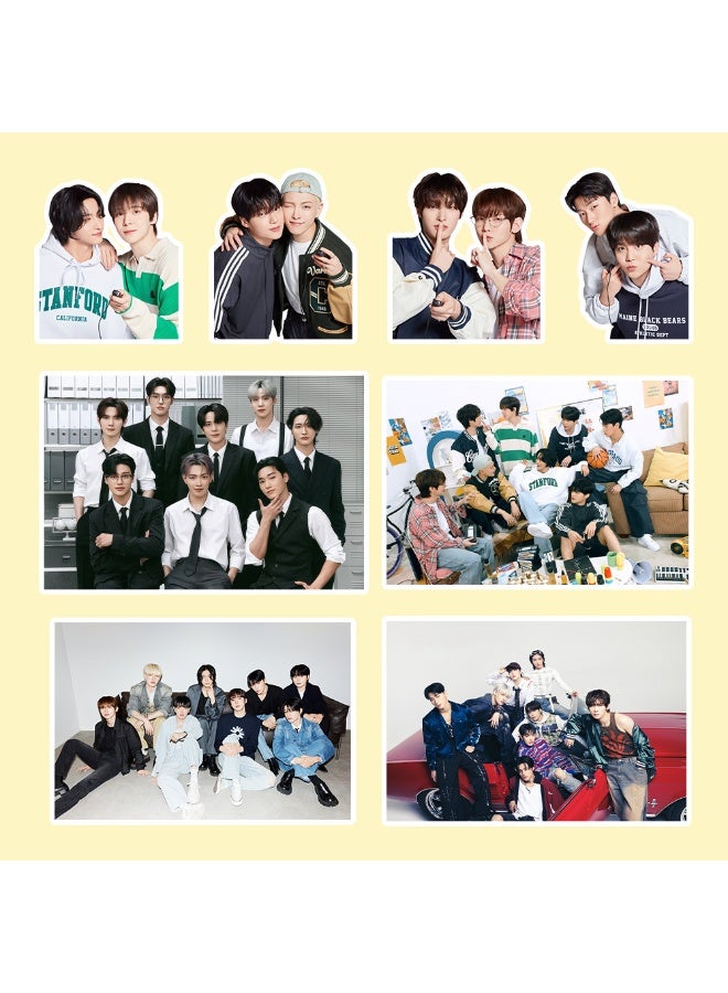 NIBEMINENT 98 Pcs Kpop ATEEZ SUMMER Deco Kit Waterproof Stickers, High Definition Printing Bright Colors, Suitable for Laptop Skateboard Luggage Water Bottle Guitar DIY - Image 3