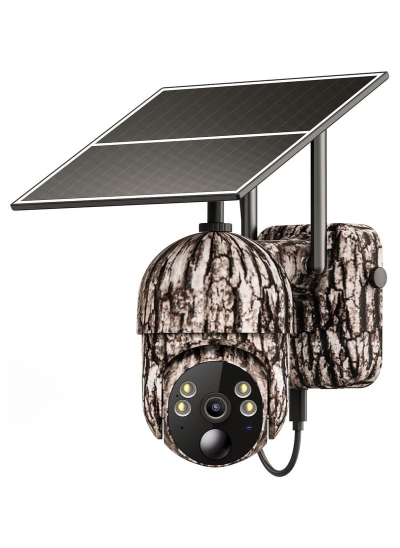 Generic - 4G LTE Cellular Trail Cameras, Gen 3.0, 360° Full View, 2K Live Streaming, Solar Powered, Remote Phone Access, Night Vision, Motion Activated Game/Deer Camera, IP65 Waterproof (No SD & SIM) - Image 1