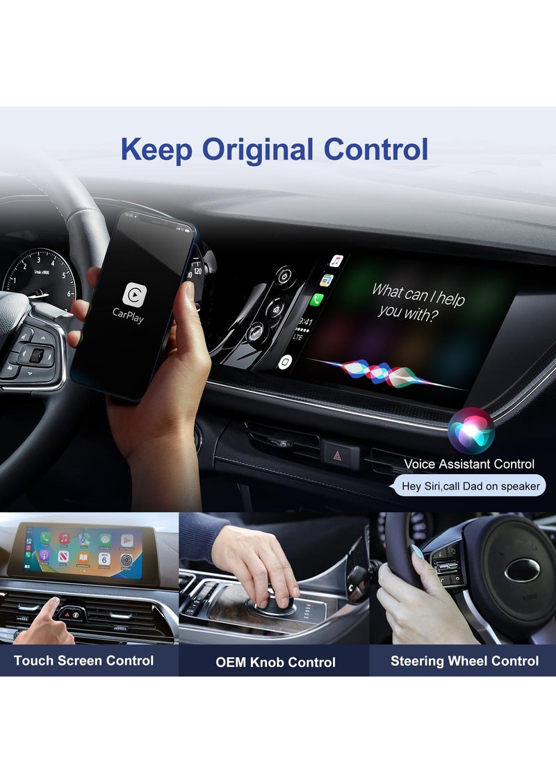 SYOSI - Wireless CarPlay Adapter for iPhone, 2024 Upgrade Apple CarPlay Dongle for Car's Original Wired CarPlay, Convert Factory Wired to Wireless CarPlay, for Cars from iPhone iOS 10+ - Image 1