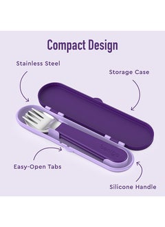 Bentgo Kids Stainless Steel Utensils Set - Unicorn  - Image 4